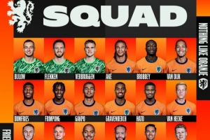 将战挪威厄瓜多尔！荷兰名单：范戴克领衔，库普梅纳斯、廷伯入选