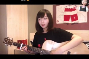 有心了！女博主青书吉他弹唱《萨拉赫之歌》，她是真会！