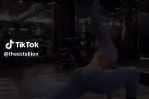 这身材简直无敌！克莱女友马冬梅日常健身！好身材也得努力维持啊