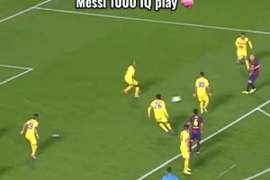 心有灵犀一点通！梅西这球真的百看不厌！