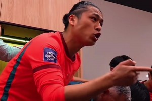 张玉宁更衣室咆哮动员：对手是世界杯球队，我们要配得上这身球衣