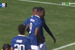 法国再下一城！阿克利乌舍传中，图拉姆头球攻门建功！